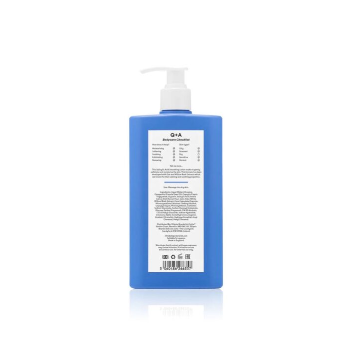 Заспокійливий лосьйон для тіла з саліциловою кислотою Q+A Salicylic Acid Smoothing Lotion - Зображення 2