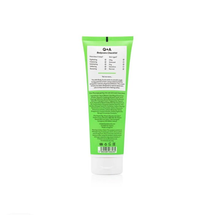 Скраб для тіла з AHA-кислотами Q+A AHA Exfoliator Body Scrub - Зображення 2