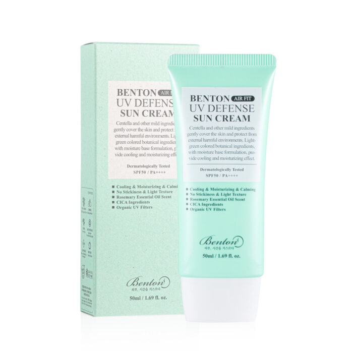 Сонцезахисний крем з центелою Benton Air Fit UV defense Sun Cream SPF50+PA++++ (термін до 10.2026) - Зображення 1