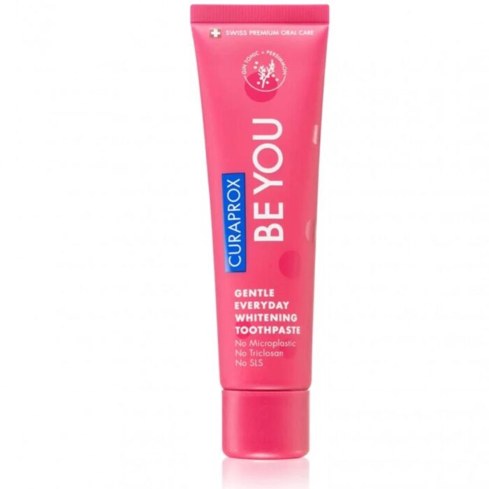 Відбілююча зубна паста джин-тонік/хурма Сuraprox Be you Purle 60 мл - Зображення 1