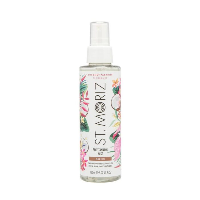 Автозасмага для обличчя з кокосом St.Moriz Radiant Glow Face Mist Coconut Paradise 150 мл - Зображення 1
