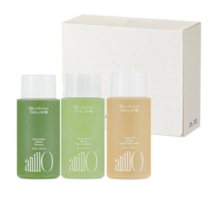 Дорожній набір Anillo Lime Sunday & Amber528 Travel Shower Set 3*55 мл - Зображення 1