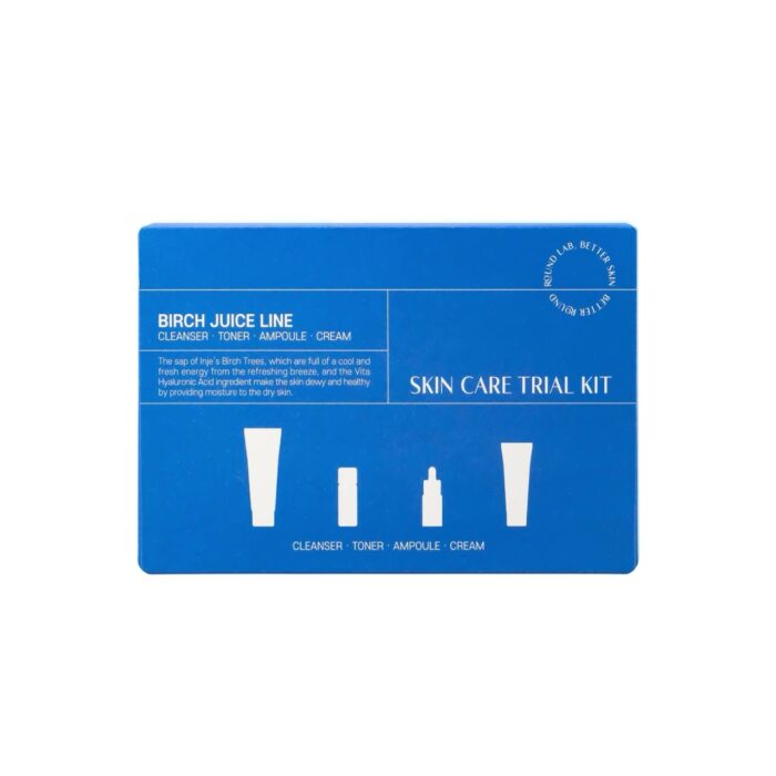 Набір міні-версій засобів з березовим соком ROUND LAB Birch Juice Trial Kit - Зображення 1