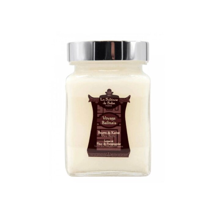 Масло каріте з ароматом лотосу і франжипані Shea Butter Lotus and Frangipani Flowers La Sultane De Saba 300 мл - Зображення 1