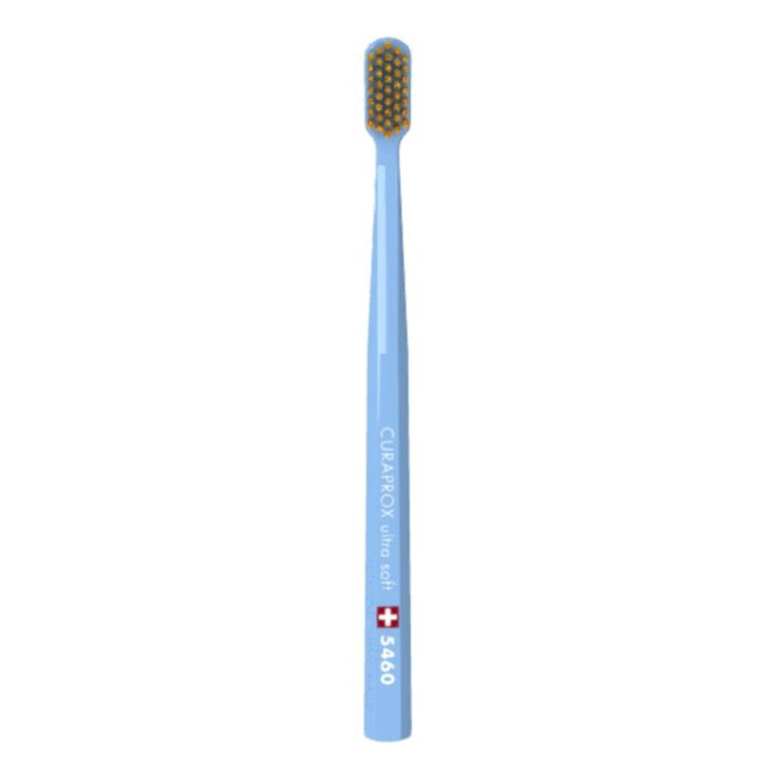 Ультра-м'яка зубна щітка Curaprox 5460 Ultra Soft блакитний/помаранчевий - Зображення 1