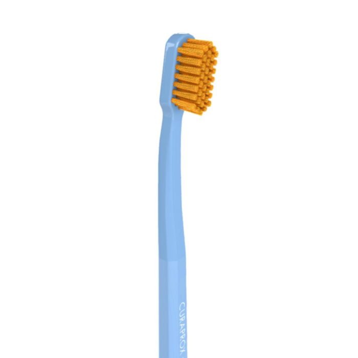 Ультра-м'яка зубна щітка Curaprox 5460 Ultra Soft блакитний/помаранчевий - Зображення 2