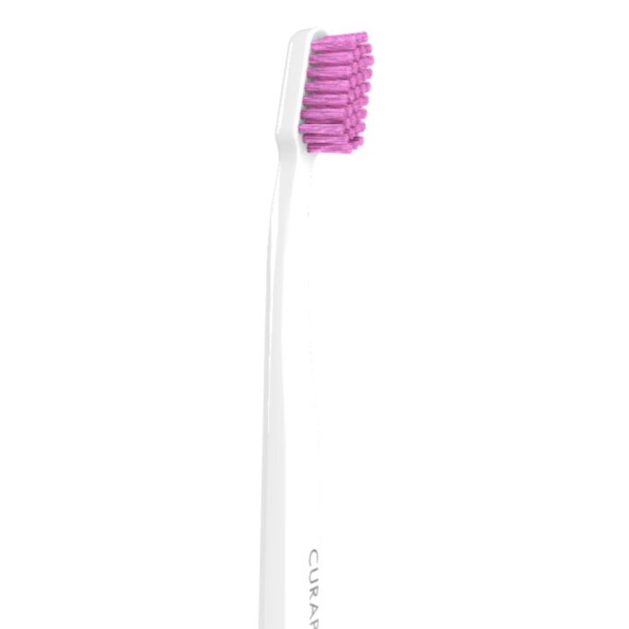 Ультра-м'яка зубна щітка Curaprox 5460 Ultra Soft білий/рожевий - Зображення 2