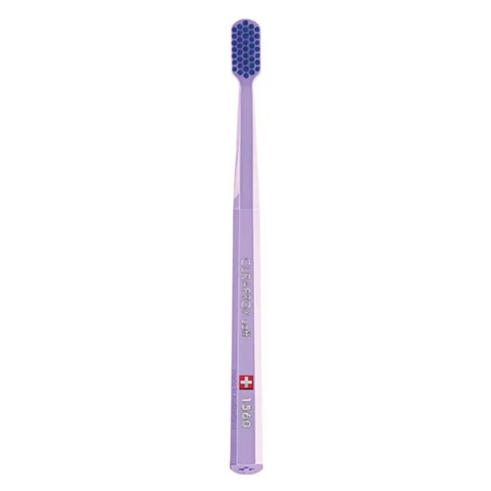 Зубна щітка Curaprox 1560 Soft ліловий/синій - Зображення 1