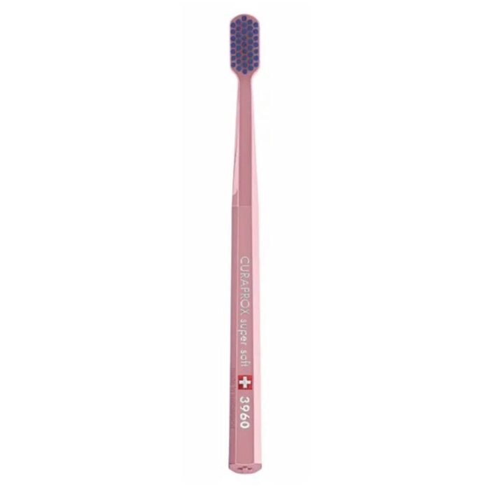 М'яка зубна щітка Curaprox 3960 Super Soft нюдовий/синій - Зображення 1