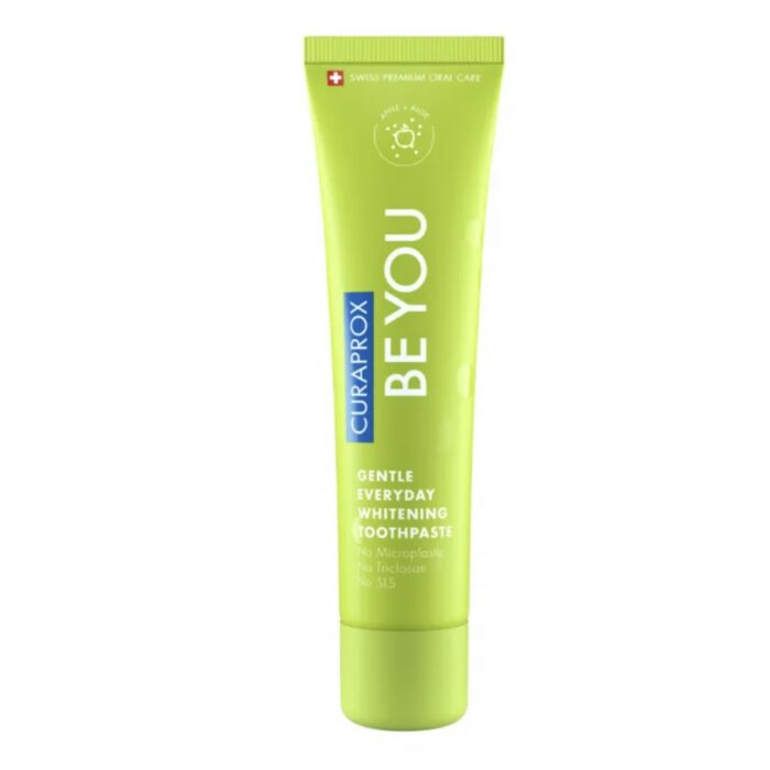 Відбілююча зубна паста яблуко/алоє Сuraprox Be you Green 60 ml - Зображення 1