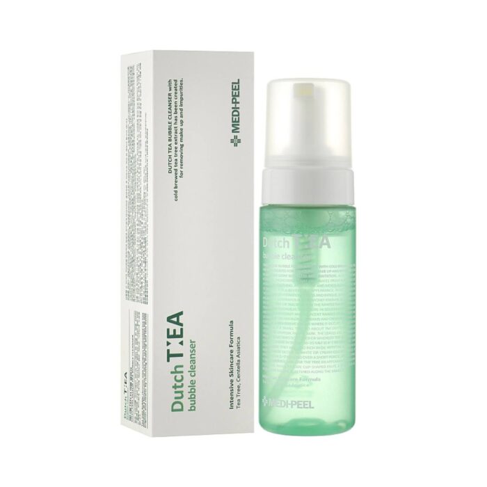 Пінка-мус для обличчя з чайним деревом Medi-Peel Dutch Tea Bubble Cleanser 160ml - Зображення 1