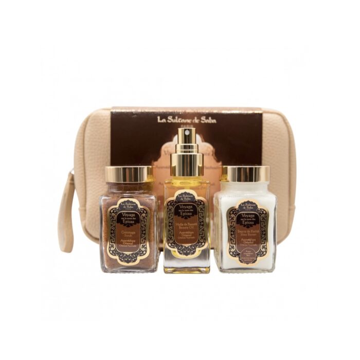 8072F28C-14F3-46C2-AF7E-0771371552E2 Набір для Тіла Аюрведичний La Sultane De Saba Coffret Voyage Sur La Route Des Epices Ayurvedique - Зображення 1