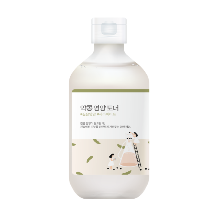 Поживний тонер з екстрактом чорних соєвих бобів ROUND LAB Soybean Nourishing Toner 300 ml - Зображення 1