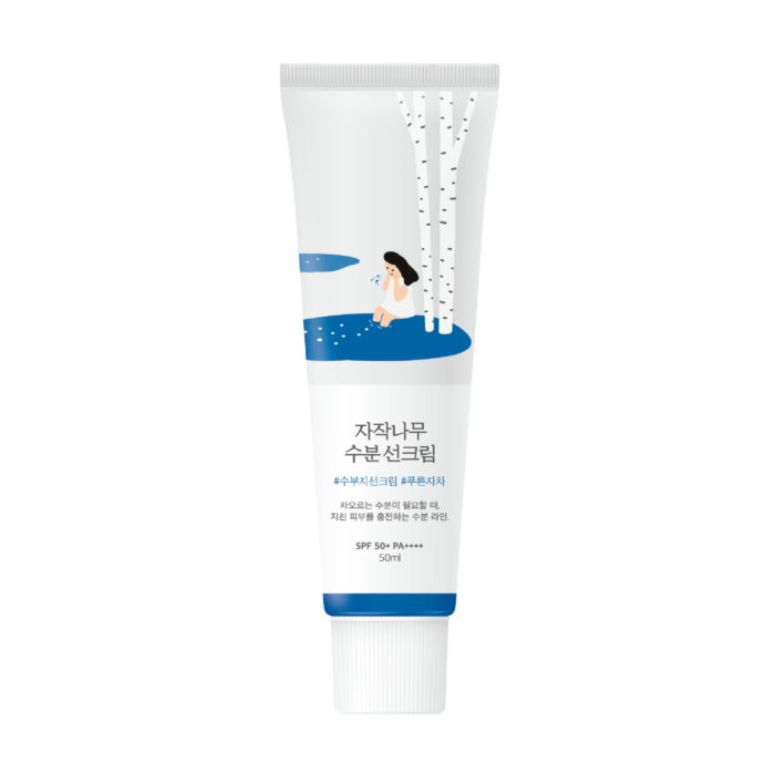 Сонцезахисний крем з березовим соком ROUND LAB Birch Juice Moisturizing Sunscreen 50 ml - Зображення 1