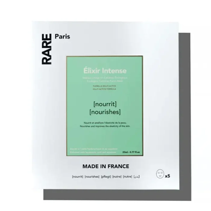 Набір поживних масок Élixir intense Rare Paris 5 шт - Зображення 1