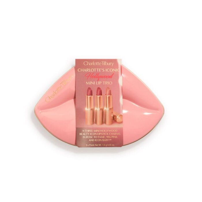 Набір помад Charlotte Tilbury Iconic Hollywood Lip Trio - Зображення 1