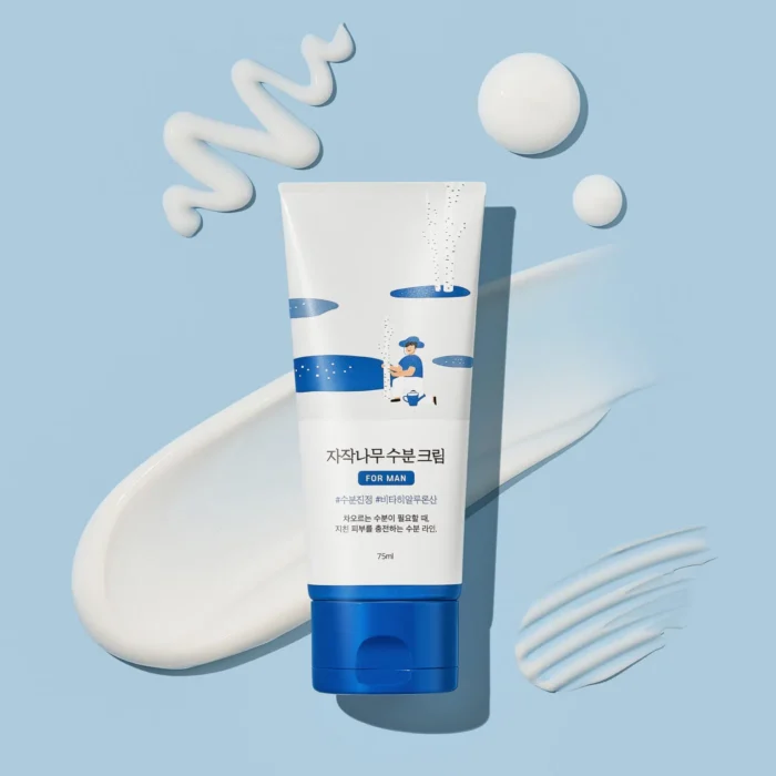 Зволожувальний крем для чоловіків ROUND LAB For Men Birch Juice Moisturizing Cream, 75 ml - Зображення 2