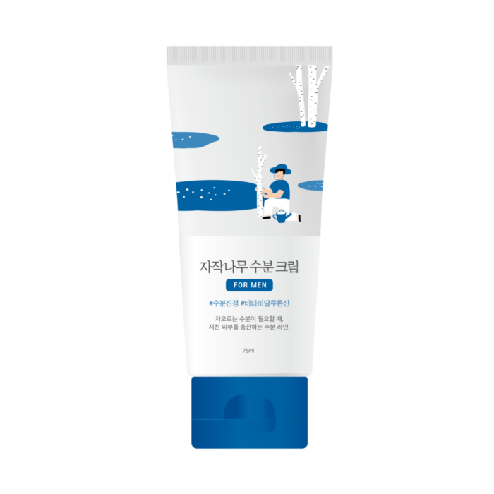 Зволожувальний крем для чоловіків ROUND LAB For Men Birch Juice Moisturizing Cream, 75 ml - Зображення 1