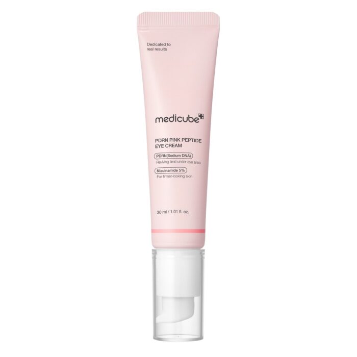 Крем для шкіри навколо очей з полінуклеотидами та пептидами Medicube PDRN Pink Peptide Eye Cream 30 мл - Зображення 1