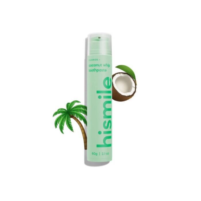 Зубна паста зі смаком кокосових вершків hismile Coconut Whip Toothpaste 60g - Зображення 1