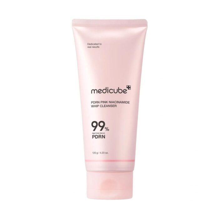 Очищувальна пінка з полінуклеотидами та ніацинамідом Medicube PDRN Pink Niacinamide Whip Cleanser 120 мл - Зображення 1