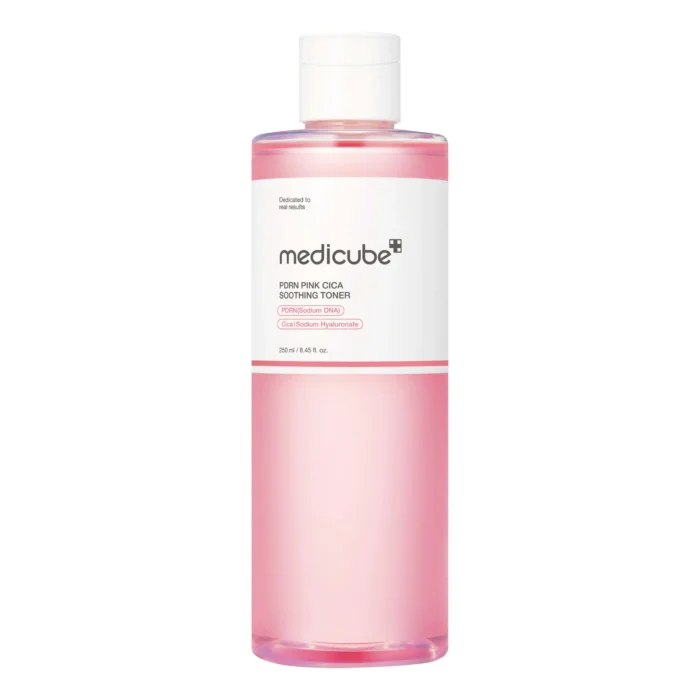 Заспокійливий тонер з полінуклеотидами та центелою Medicube PDRN Pink Cica Soothing Toner 250 мл - Зображення 1
